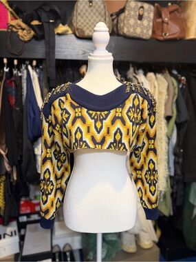 Cropped Knit Sweater